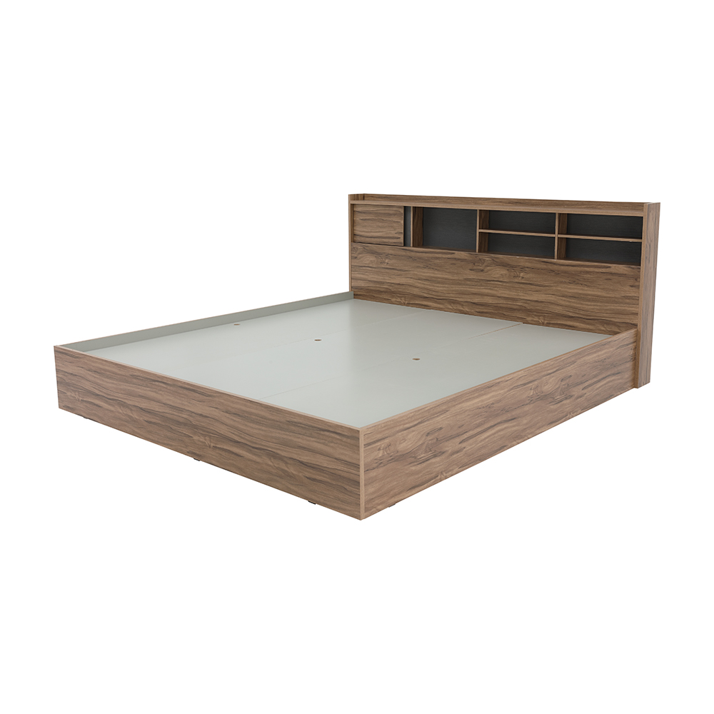 [Miễn Phí Vận Chuyển&Lắp Đặt] Giường Ngủ King Size 1m8 CO-SPENCER Màu Gỗ Nâu Đậm, Kết Hợp Ngăn Để Đồ Đầu Giường | Index Living Mall | Nội Thất Nhập Khẩu Thái Lan - Phân Phối Độc Quyền Tại Việt Nam