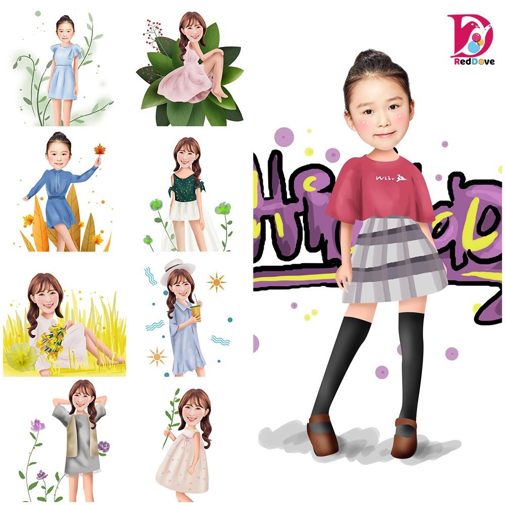 Chibi bé gái tông VÀNG