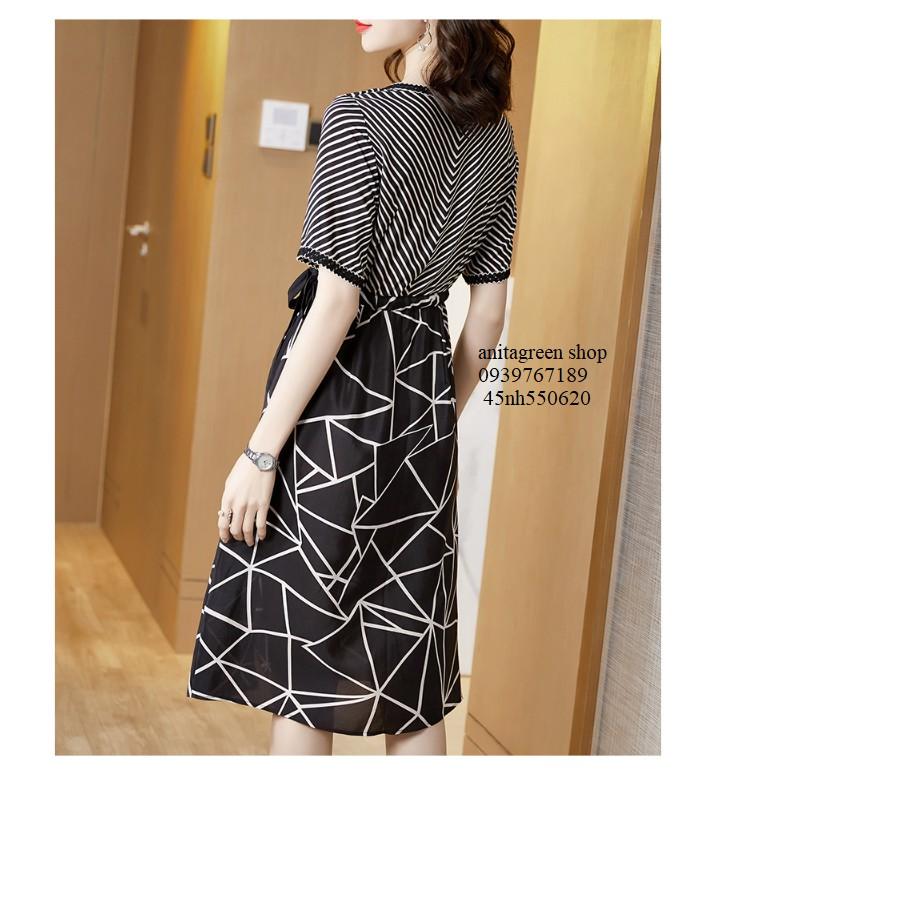 Nh550620-ĐẦM XÒE HỌA TIẾT QUÝ CÔ