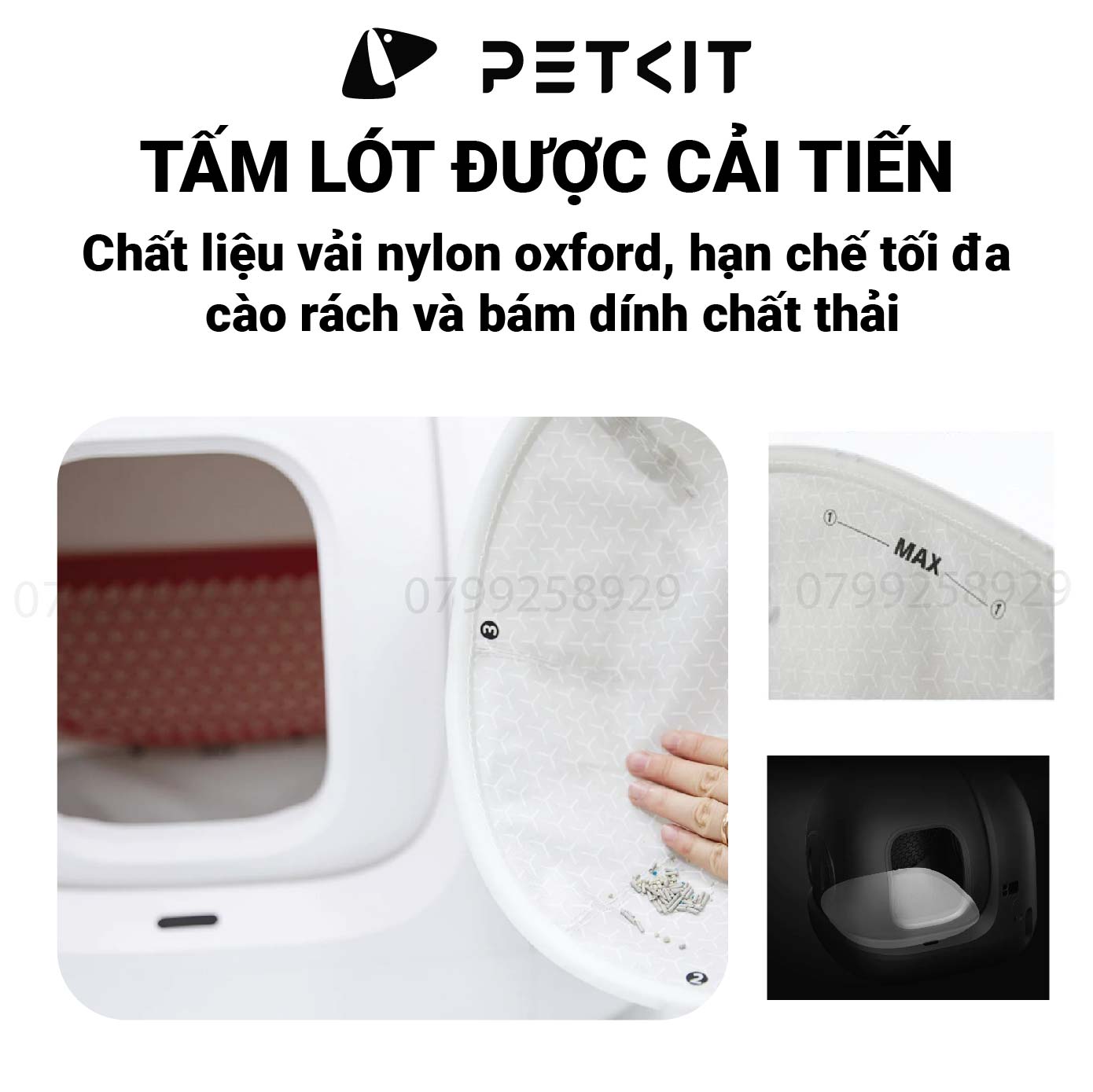 Thảm Lót Chống Dính Dùng Cho Máy Dọn Phân Mèo Petkit Pura Max