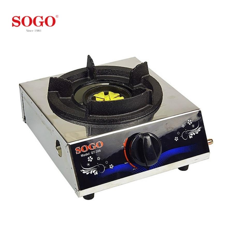 Bếp Khè Ga Bán Công Nghiệp SOGO GT-208S1-Ngọn Lửa Xanh-Hàng Chính Hãng