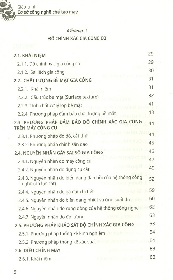 Giáo Trình Cơ Sở Công Nghệ Chế Tạo Máy