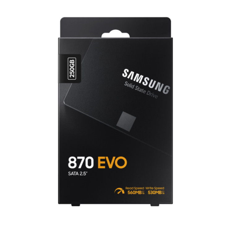 Ổ cứng SSD Samsung 870 EVO SATA III 2.5" SSD 250GB (MZ-77E250BW) - Hàng Chính Hãng