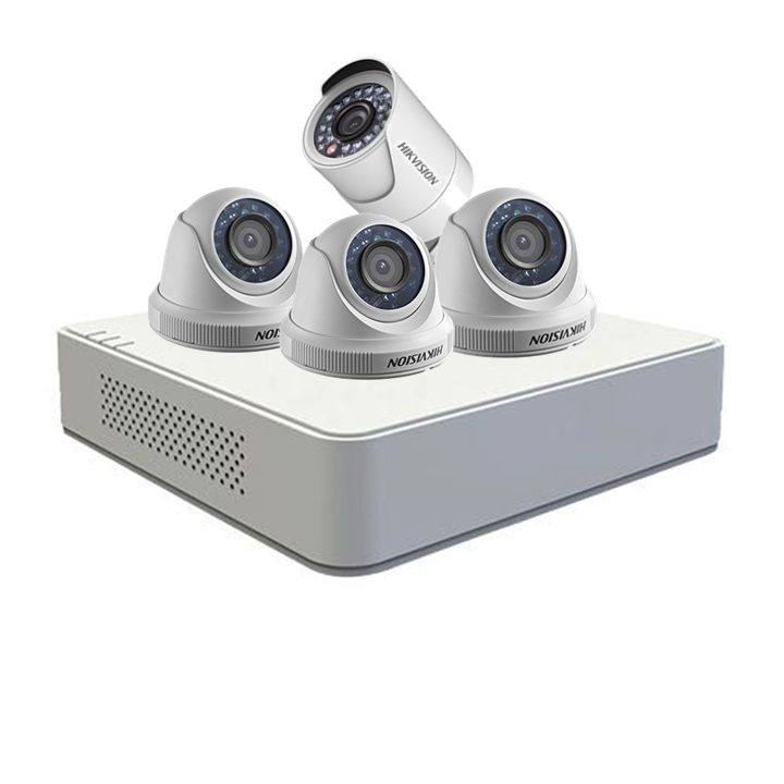 Bộ KIT 4 camera chính hãng Hikvision  HD720P