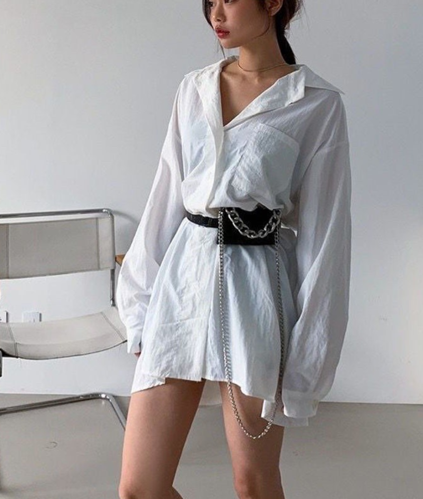 Túi mini đeo thắt lưng đa phong cách da cá sấu FM21