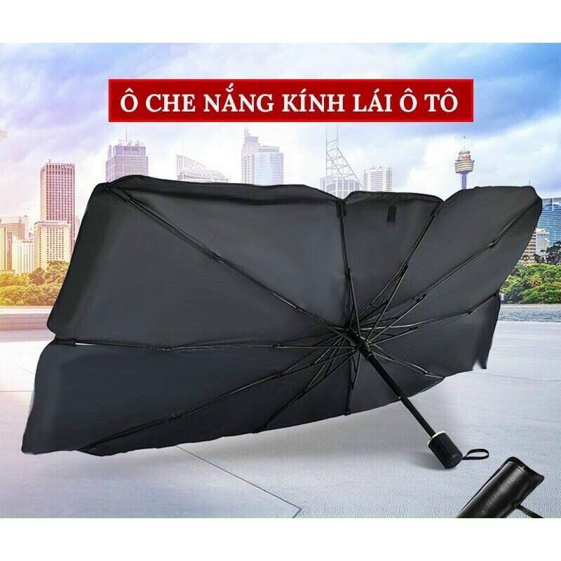Tấm Chắn Che Nắng Kính Lái Chống Tia UV Phụ Kiện Xe Ô Tô Cao Cấp Dạng Dù