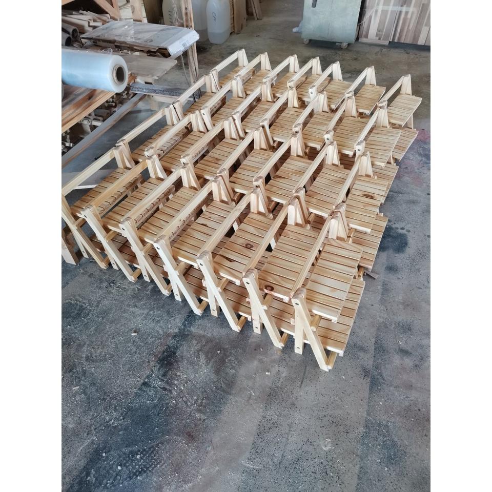 Kệ gỗ mini 2 tầng, Sản xuất tại xưởng ĐT, Kệ để bàn làm việc, để sen đá, để vật trưng bày, Chất liệu gỗ thông nhập khẩu, KEMN2T