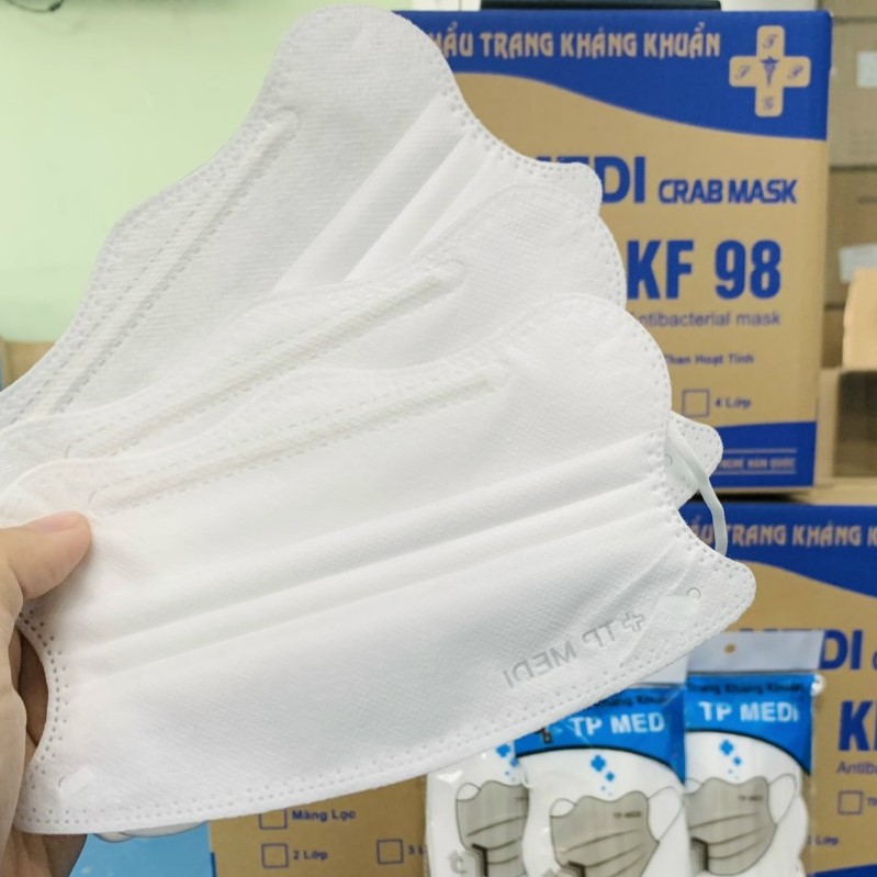 [300 Cái Khẩu Trang Cua] Thùng Khẩu Trang Y Tế Kháng Khuẩn TP MEDI - 4 Lớp