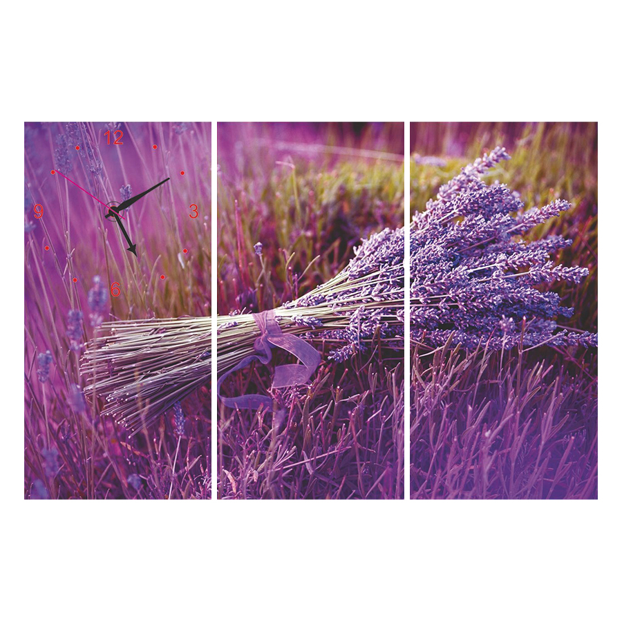 Tranh Đồng Hồ Hoa Lavender 2 TDH57