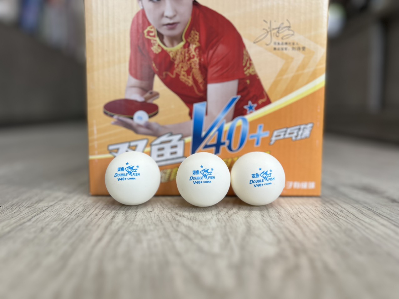 50-100 Quả Bóng Bàn Luyện Tập Double Fish V40+ 1 sao