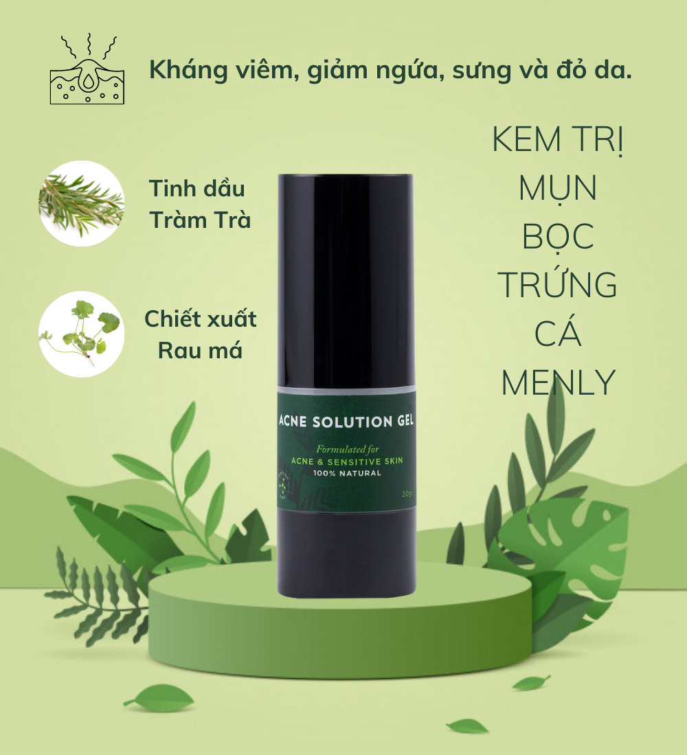 Kem Hỗ Trợ Trị Mụn Menly (20g)