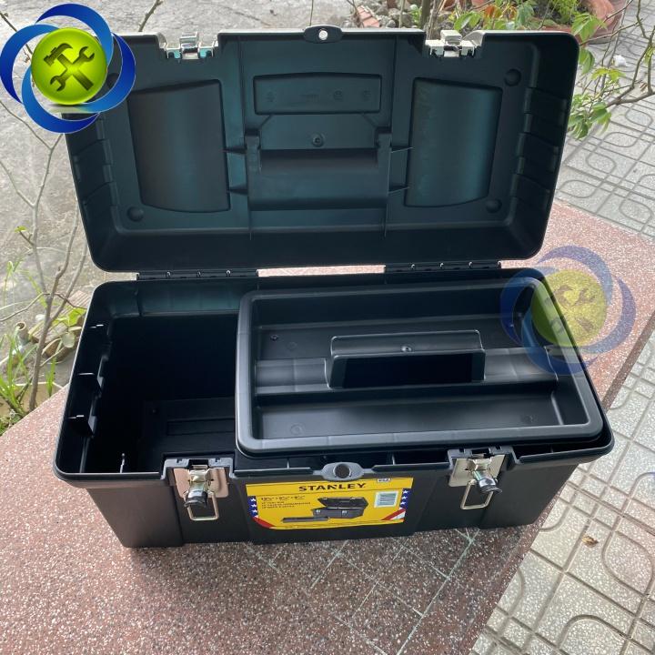 Thùng đồ nghề nhựa Stanley STST19005 kích thước 490mm x 245mm x 250mm