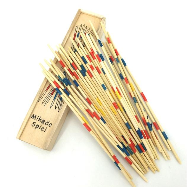 Que gỗ Mikado Splie Rút số, rút que cổ điển trò chơi gắp que đếm số màu