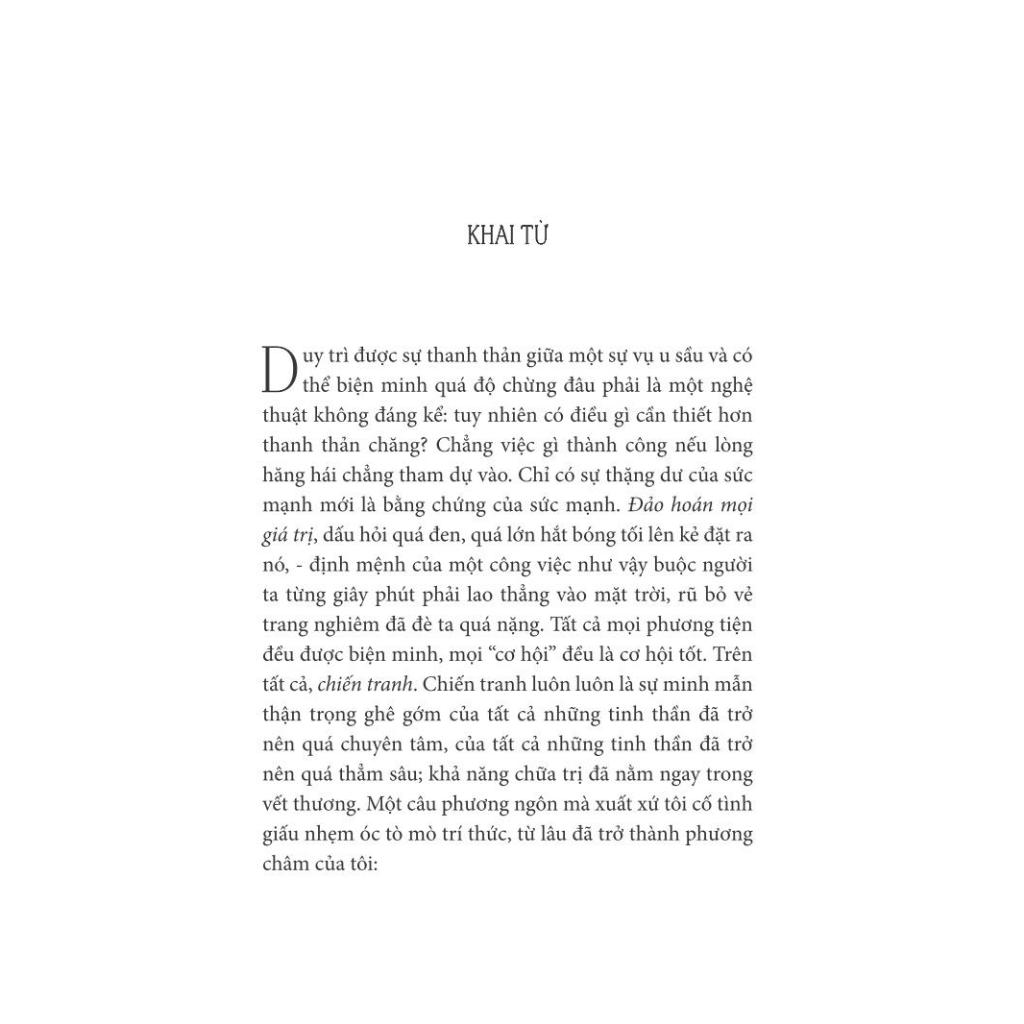 Sách - Buổi hoàng hôn của những thần tượng (Friedrich Nietzsche) - Nhã Nam Official