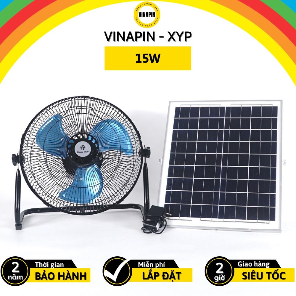 Máy quạt năng lượng mặt trời tiết kiệm điện VINAPIN-XYP máy quạt chân quỳ mát - Tấm PIN lớn, mạnh, tiết kiệm + điều khiể