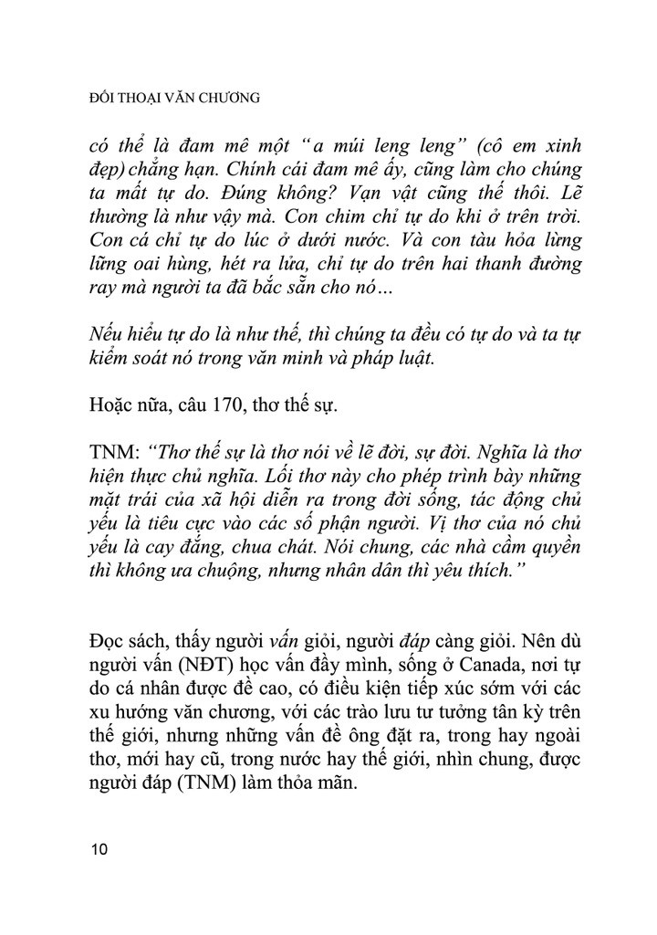 ĐỐI THOẠI VĂN CHƯƠNG - Trần Nhuận Minh & Nguyễn Đức Tùng -