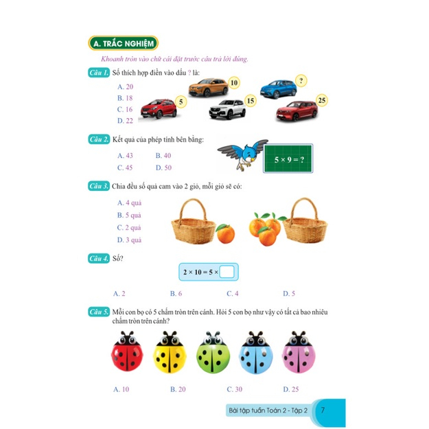 Sách - Bài Tập Tuần Toán 2  - Biên soạn theo CT GDPT mới - Cánh Diều