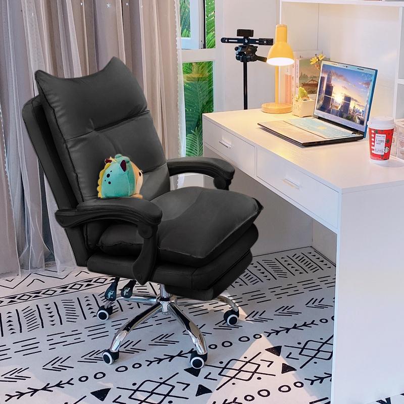 Ghế văn phòng thư giãn đa năng HD-740, chân thép xoay 180 độ, đệm dày dặn cực êm ái - RE0704