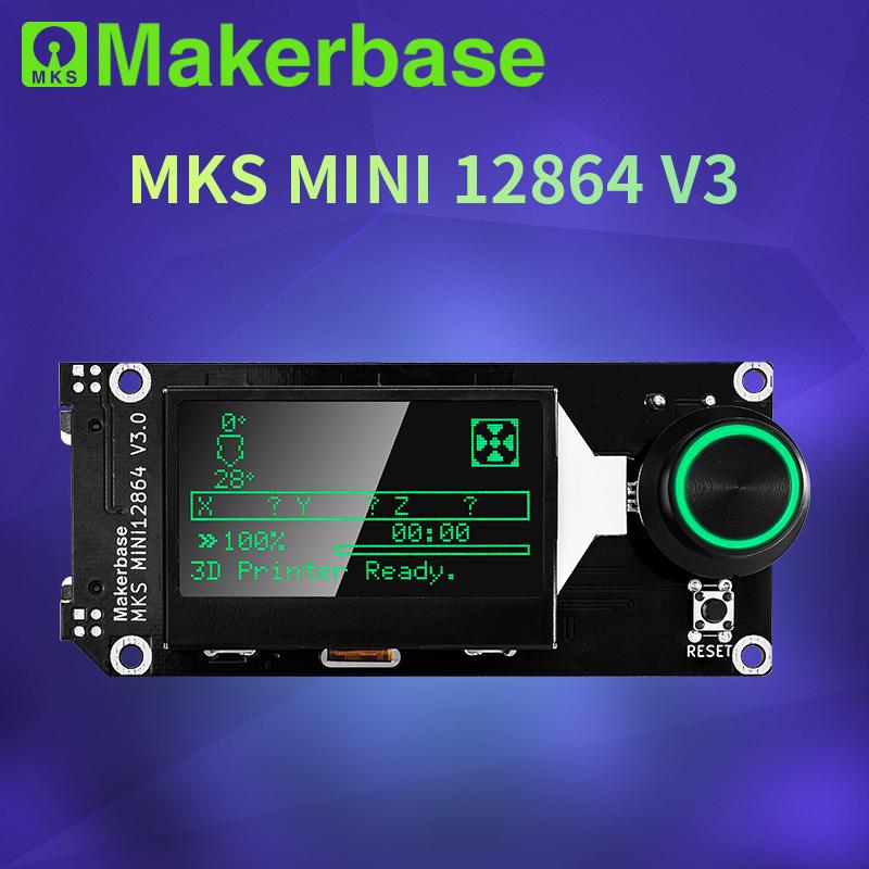 Makerbase MKS MINI12864 V3 Lắp Thẻ SD Bên MÀN HÌNH LCD Hiển Thị Thông Minh Màn Hình 3D Máy In Phần MKS SKR VORON mini 12864