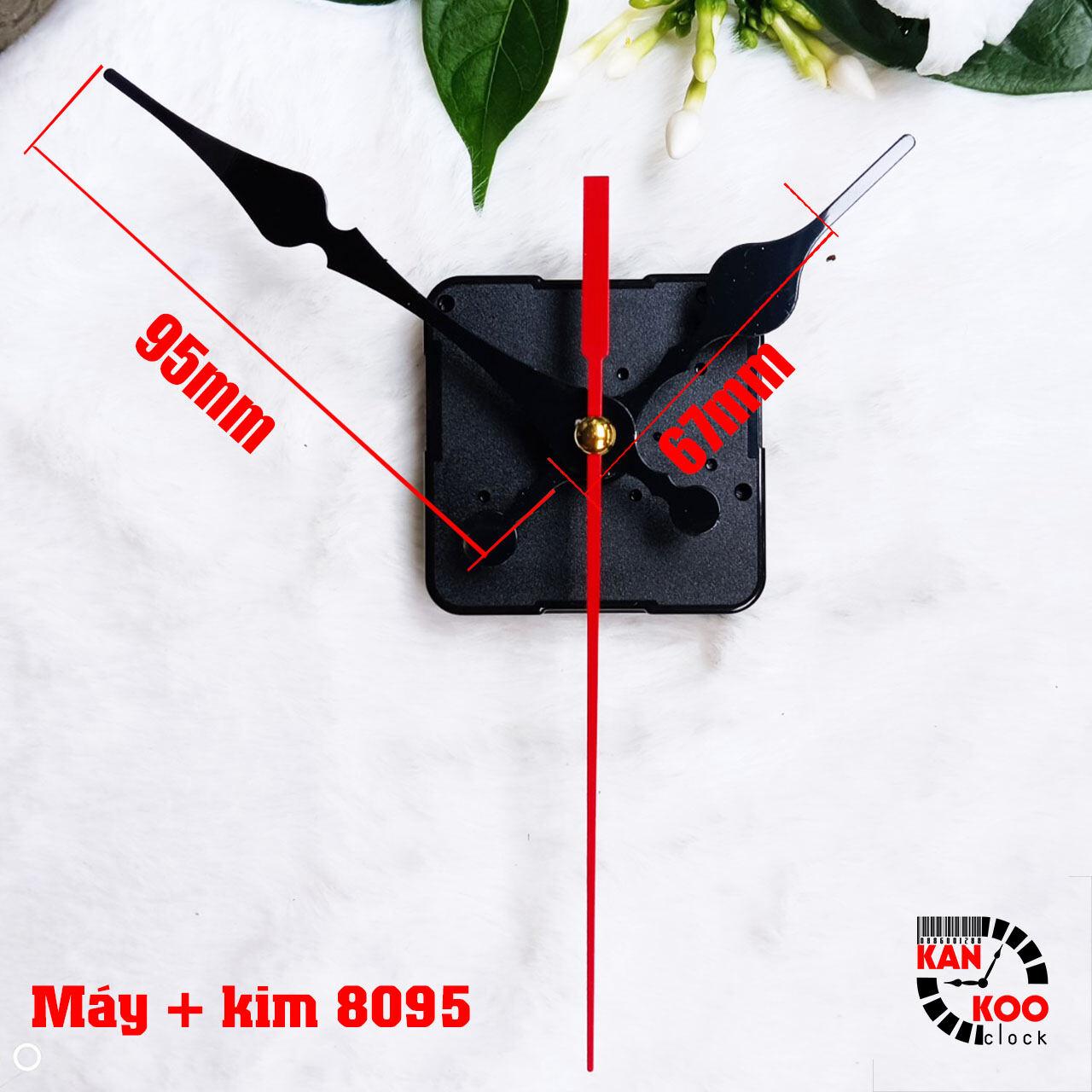 Máy đồng hồ treo tường kim trôi cốt 28mm (trục đồng dài 21mm), SKM-S8888 Japan BẢO HÀNH 3 NĂM