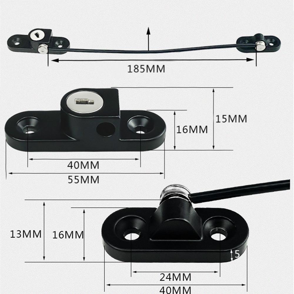Bé Cửa Sổ Ổ Khóa An Toàn Bảo Vệ Cửa Sổ Limiter Ổ Khóa Trên Windows An Toàn Trẻ Em Trẻ Sơ Sinh An Ninh Con Móc Khóa Ngăn Kéo