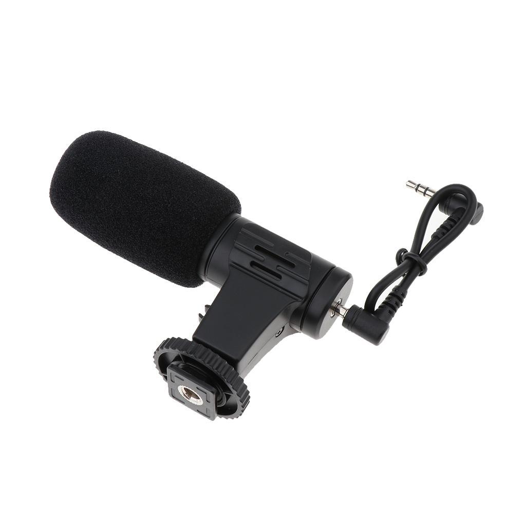 3.5mm Digital Video Recording Microphone External Stereo Mic for DSLR Camera