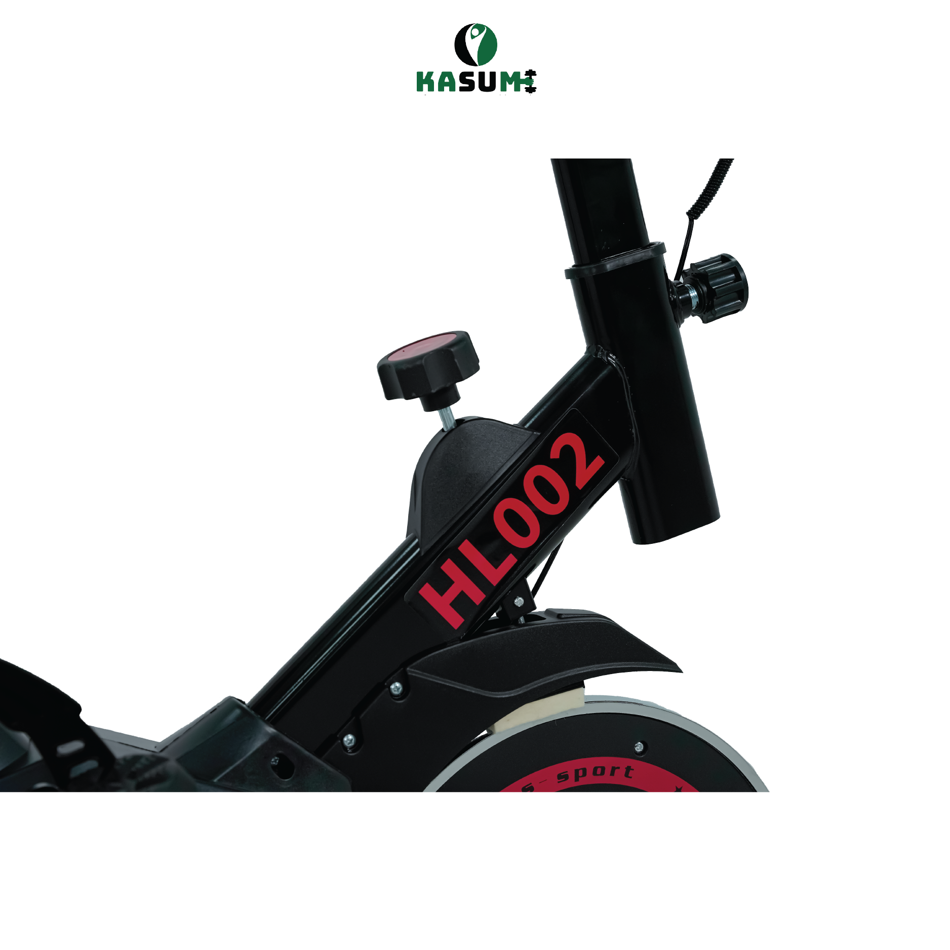 Xe đạp tâp thể dục tại nhà KASUMI HL002 cảm biến nhịp tim hỗ trợ tập luyện hiệu quả