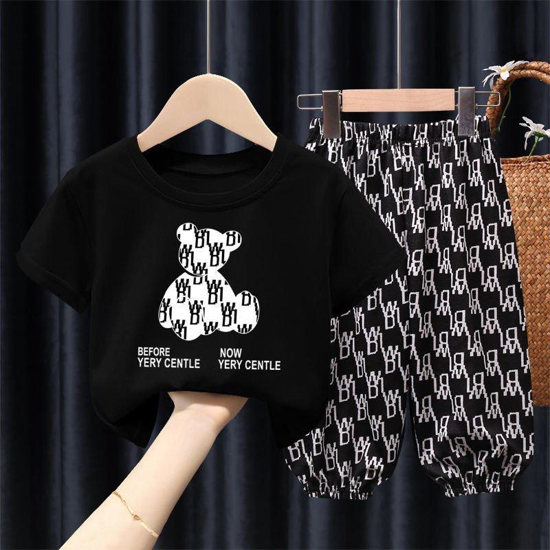 Bộ quần áo mùa hè trẻ em 18-45kg mẫu WIB dành cho bé gái