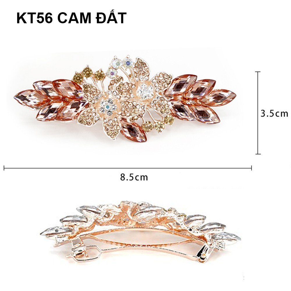 GOTI  -  Kẹp Tóc Lớn Đính Đá Dự Tiệc Hình Bướm Nhiều Màu Nhiều Mẫu Đẹp Sang Trọng KT201 - KT219
