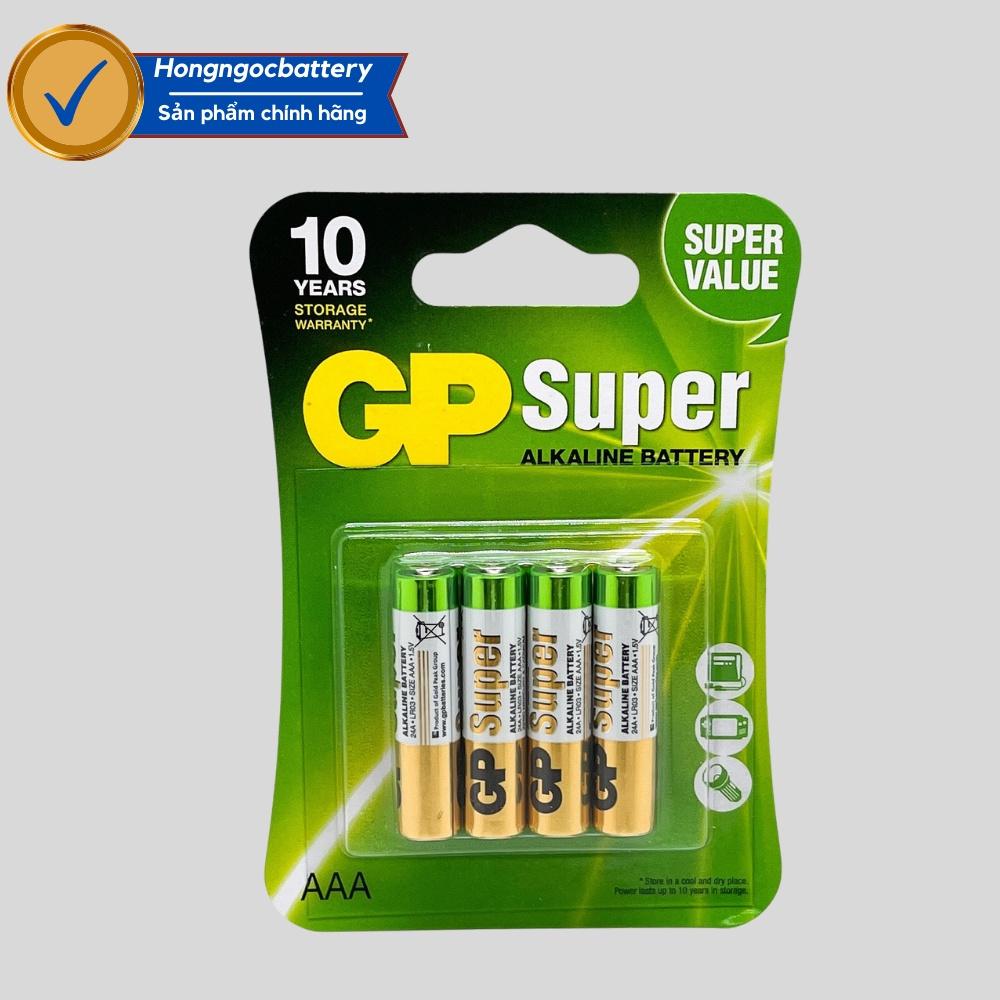 Pin AA / AAA GP Batteries 1,5V Alkaline Cao Cấp - Hàng chính hãng