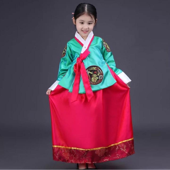 ẢNH THẬT - Trang Phục Truyền Thống Hàn Quốc Hanbok cho bé gái