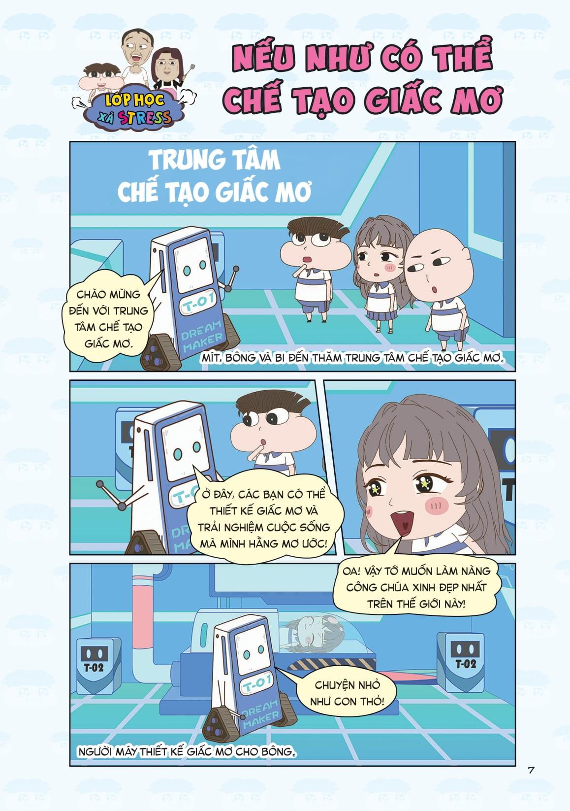 Sách - Truyện Tranh Lớp Học Xả Stress - Hỏi Bài Lúc Nửa Đêm