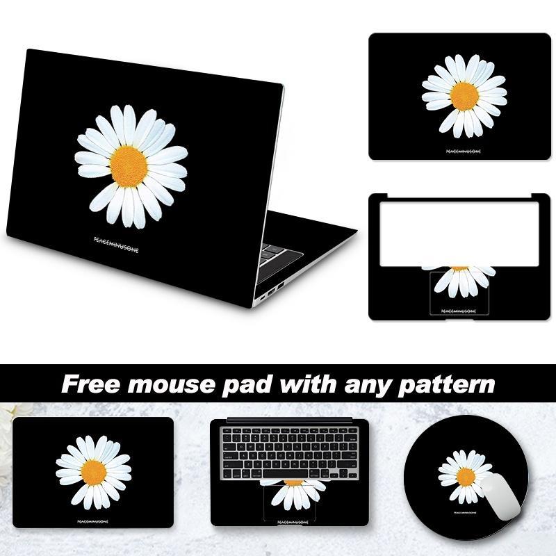 Miếng Dán Đề Can Vinyl In Họa Tiết Nghệ Thuật Trang Trí Laptop Notebook 12-17"