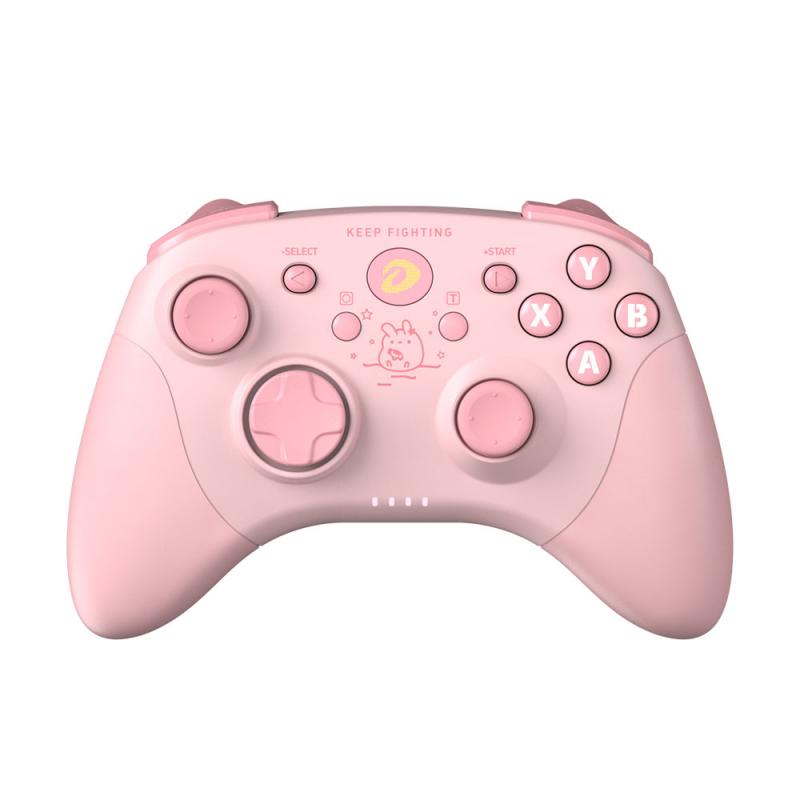 Tay cầm game DareU H101X Wireless Back ( Black / Pink) - Hàng chính hãng BH 24T