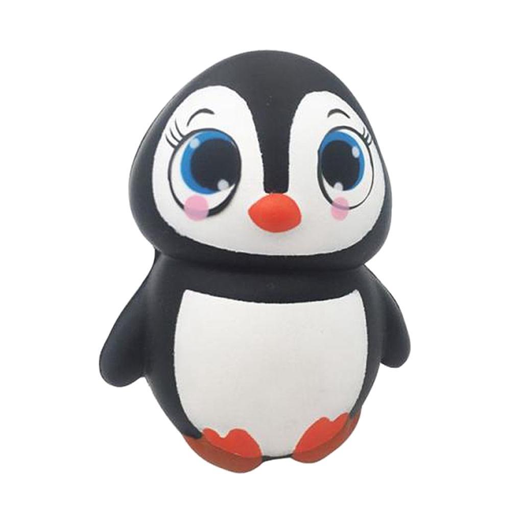 2xSquishy Soft Slow Rising Squishes Toy PU Stress Relief Soft Toy penguin