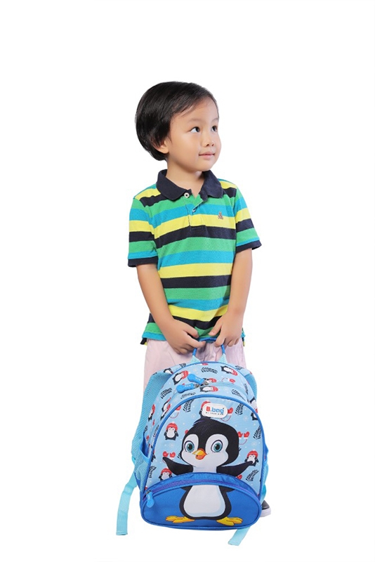 Ba Lô Mẫu Giáo Buddy-Penguin B-12-101 Xanh