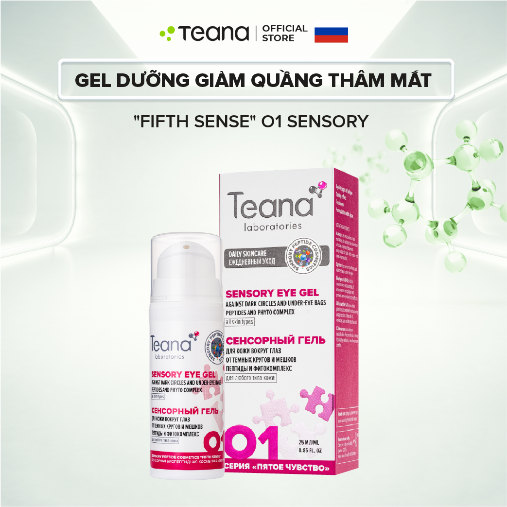 Gel dưỡng Teana &quot;Fifth Sense&quot; O1 Sensory Against Dark Circles And Under-Eye Bags giảm quầng thâm mắt