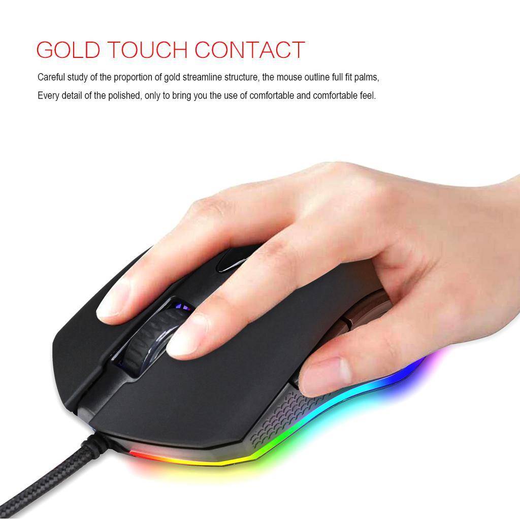 Professional 6Button USB Wired Gaming Mouse Laptop Mice Ergonomics