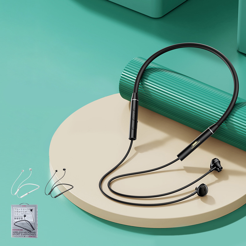 Tai nghe thể thao Bluetooth Chính Hãng Remax RB-S9 Màu ĐEN âm thanh chuẩn HIFI bass treble rõ ràng Hàng Chính Hãng Remax