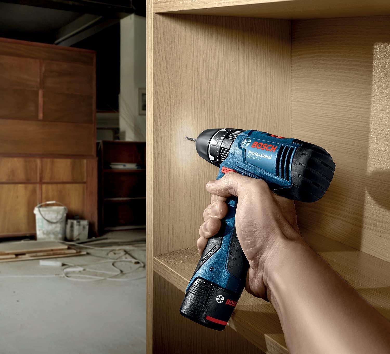 MÁY KHOAN ĐỘNG LỰC PIN BOSCH GSB 120-LI GEN II - HÀNG CHÍNH HÃNG
