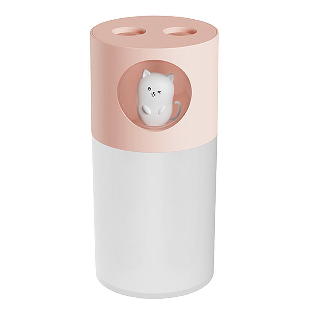 Small Desktop Air Humidifier Night Light Aromatherapy for Office SPA pink