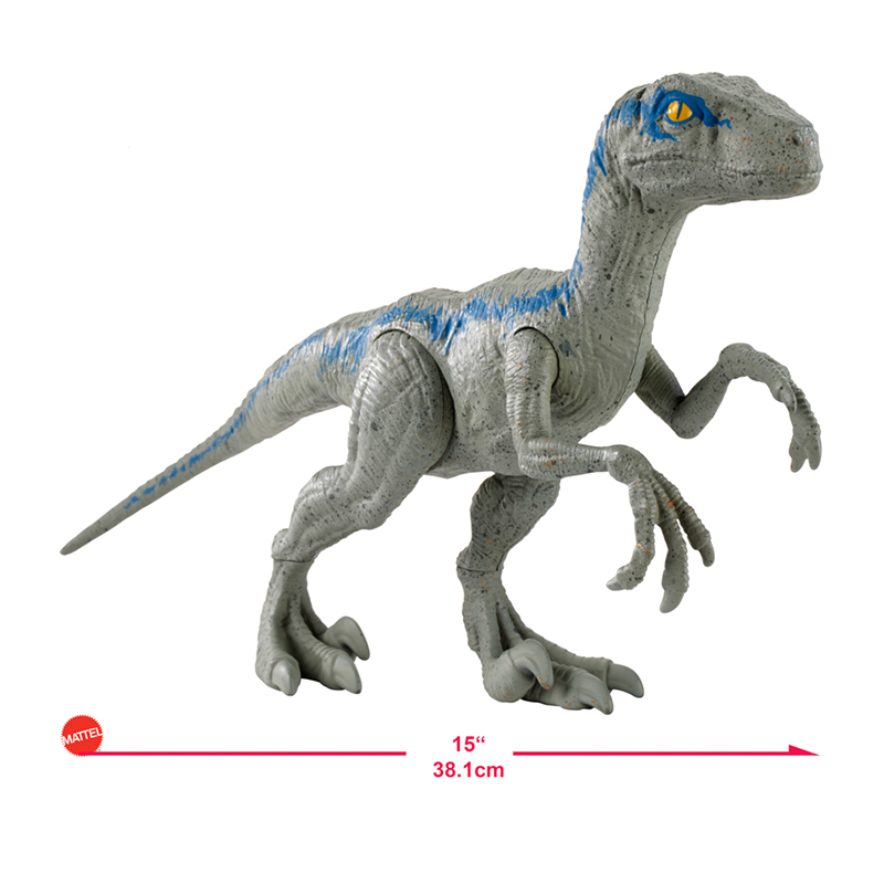 Đồ Chơi Mô Hình JURASSIC WOLRD MATTEL Khủng Long Ăn Thịt Velociraptor Blue FNY41/FMY87