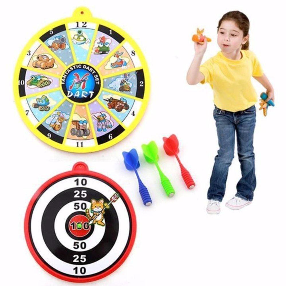 Bảng phi tiêu nam châm từ tính 2 mặt nhiều hình ngộ nghĩnh cho bé trai và bé gái
