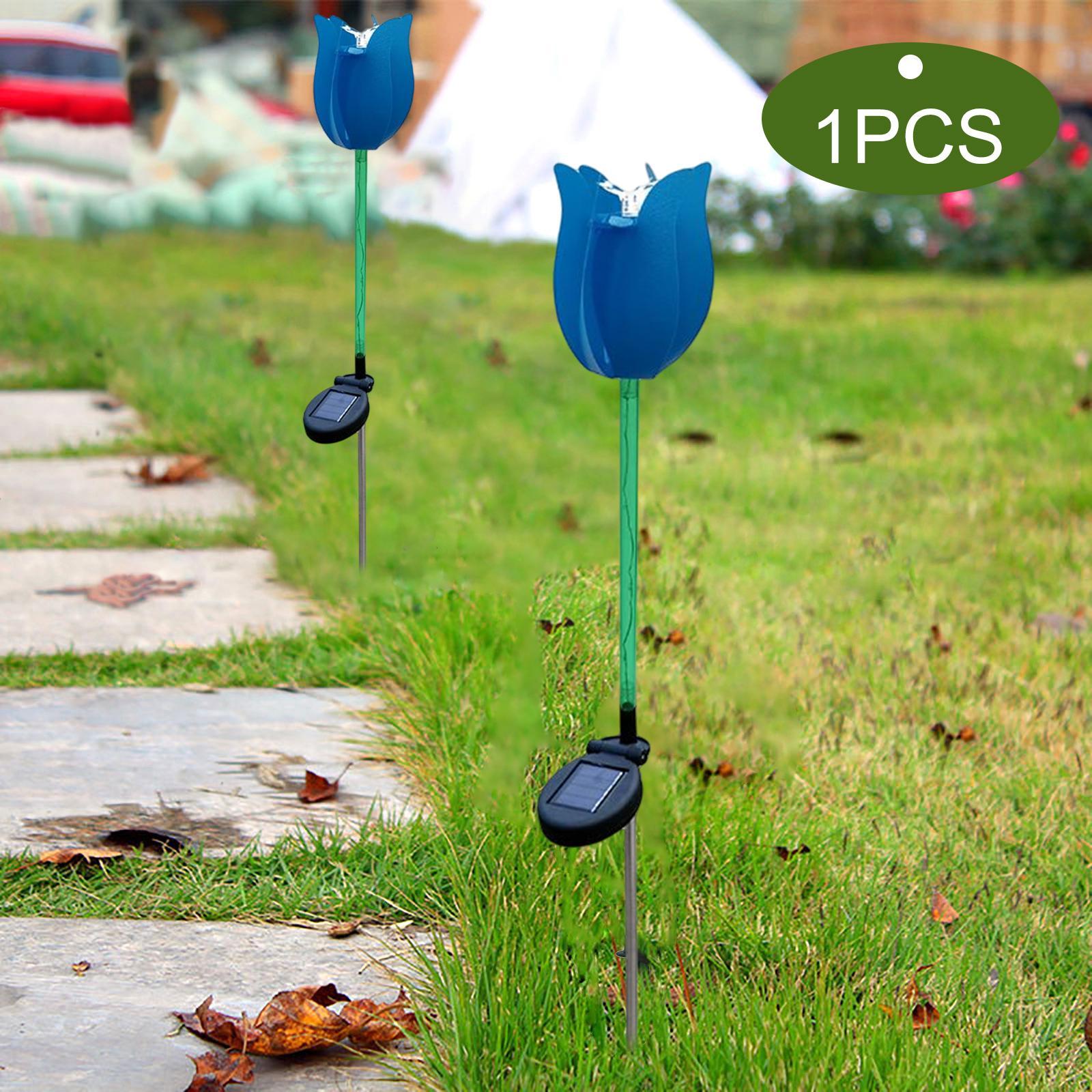 2pcs Solar Garden Lights for Yard Lawn Patio