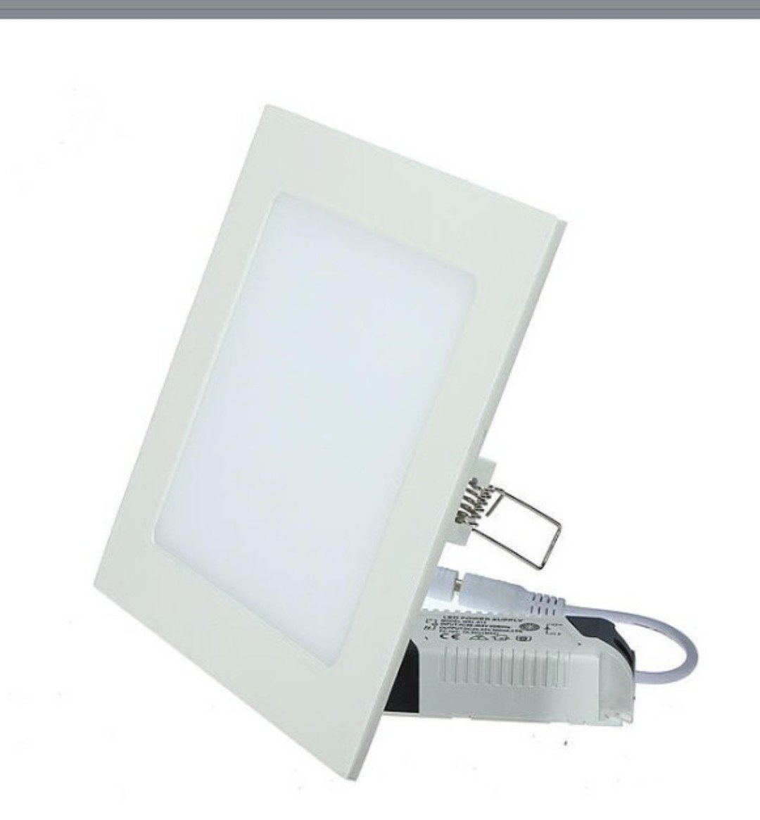 Đèn Led siêu mỏng âm trần 6W vuông ánh sáng trắng hoặc vàng
