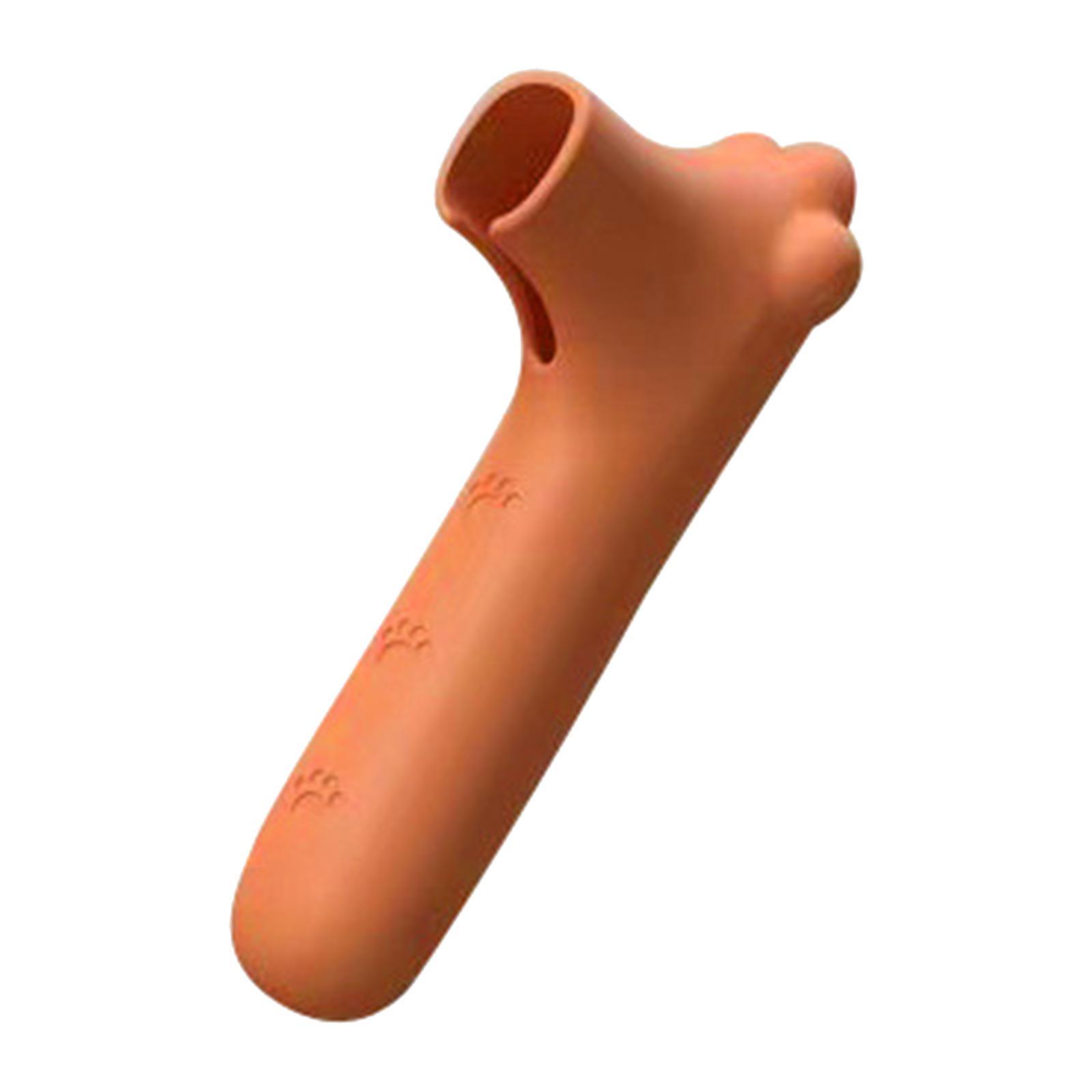 2xDoor Handle Cover Anti Static Noiseless Protector for Home Bedroom Orange