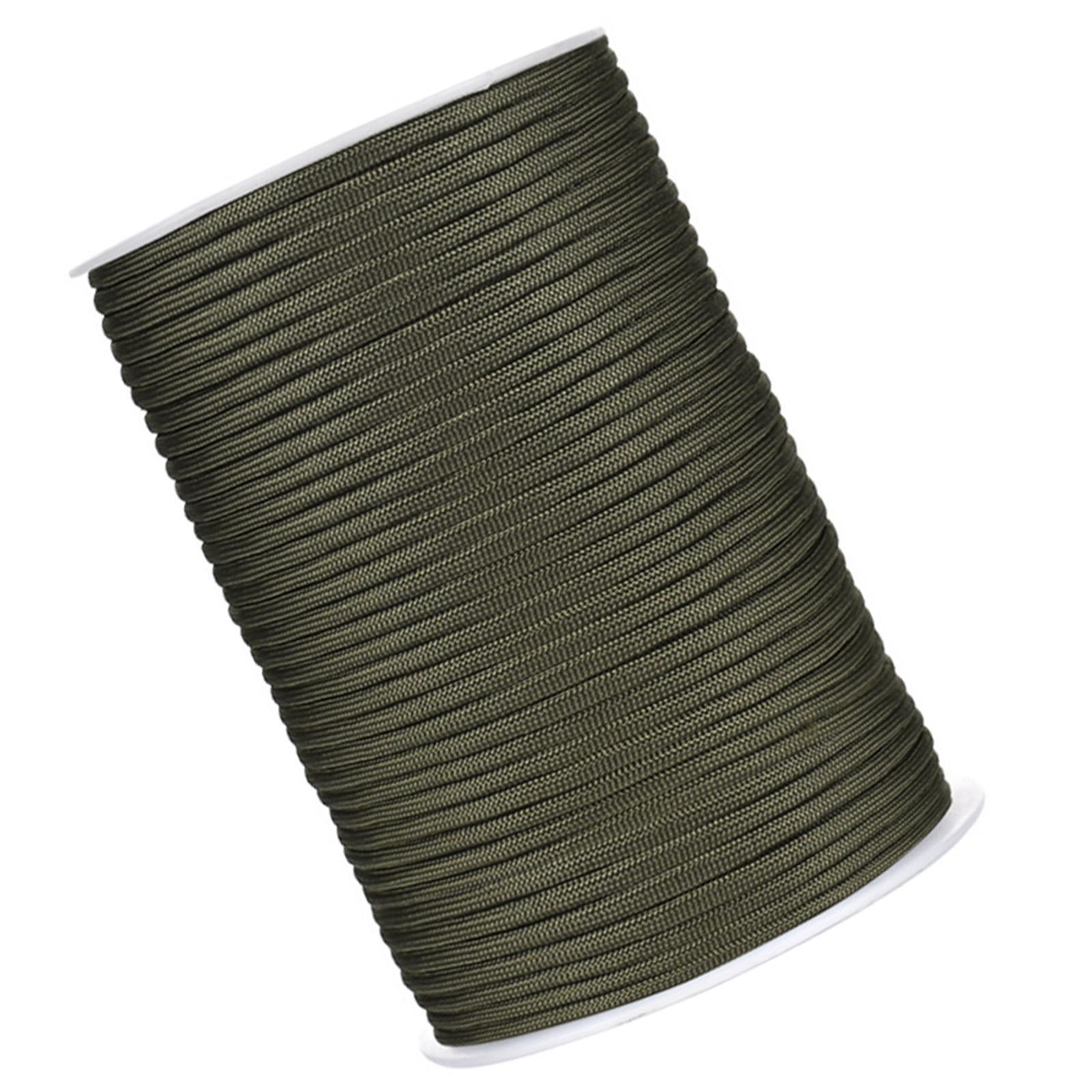 550 Parachute Cord Awning Gazebo Backpacking Fishing Cord Hammock Green