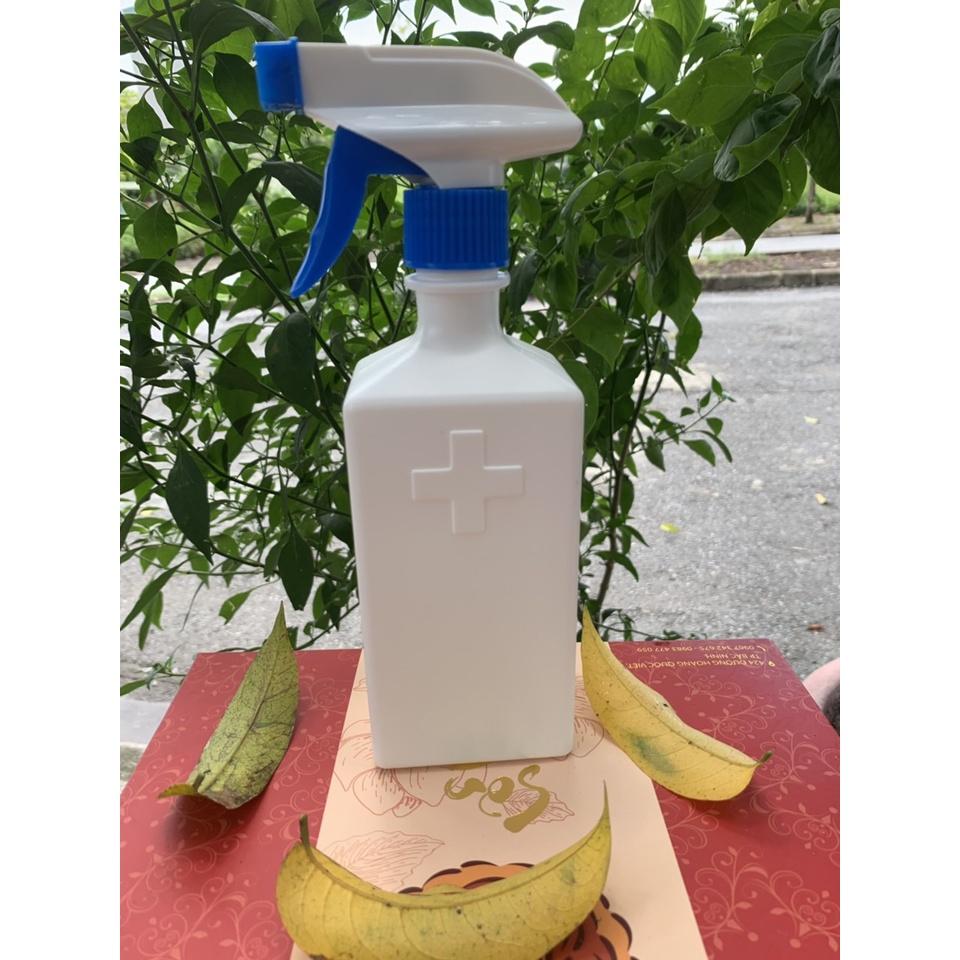 Chai y tế 500ml đựng nước sát khuẩn, khử trùng