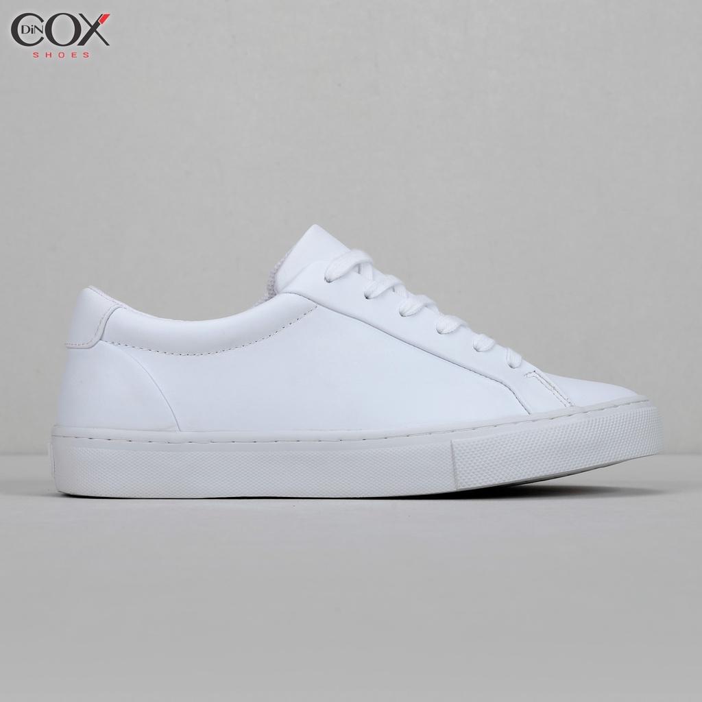 Giày Sneaker Da Unisex DINCOX D20 Năng Động Cá Tính White