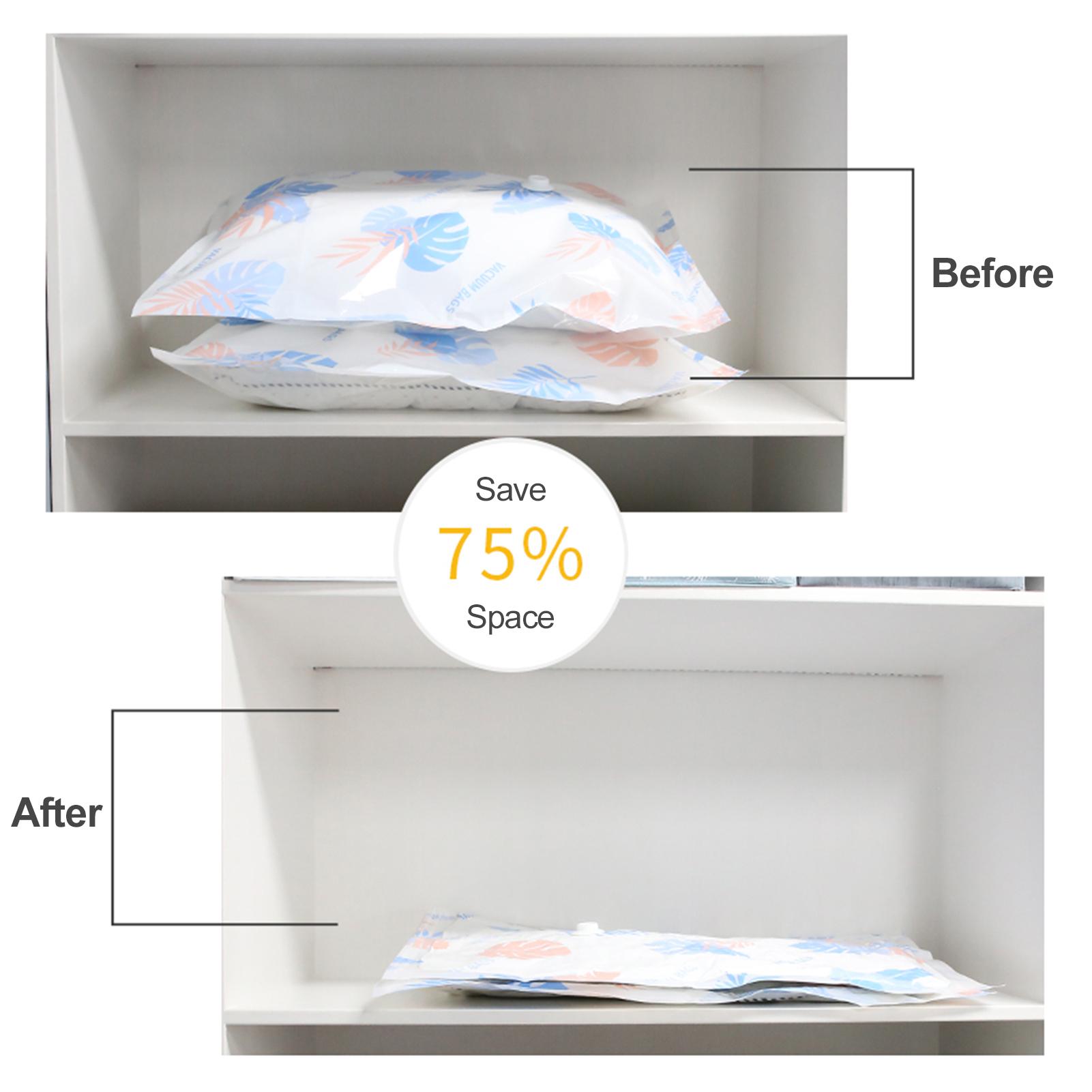 Túi hút chân không Quilt Srorage có Van chống rò rỉ ,chất liệu dày, dẻo và bền bảo quản quần áo, chăn màn, mền, giày